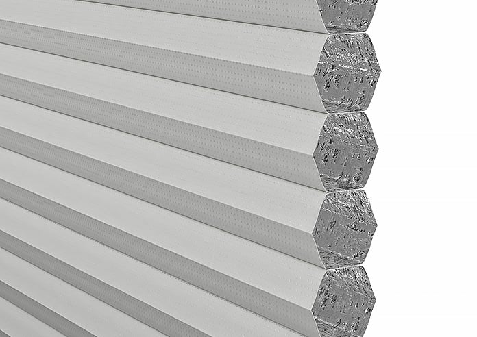 Nocturne (Blackout), Feather Grey - Stick Fit Slim Honeycomb Blind - Image 4